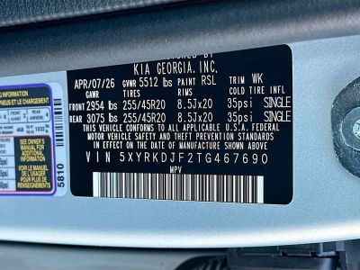 2026 Kia Sorento — photo 34 view