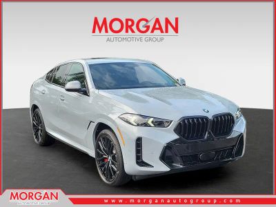 2026 BMW X6 xDrive40i in Brooklyn Grey Metallic — front three-quarter view