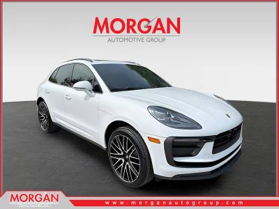 2023 Porsche Macan T in White — front three-quarter view