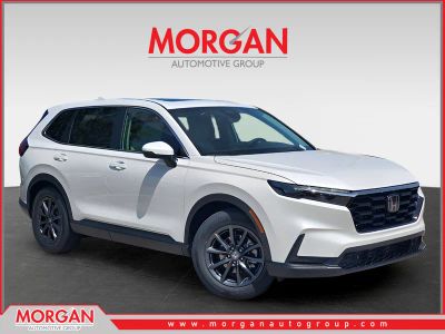 2026 Honda CR-V EX-L in Platinum White Pearl — front three-quarter view