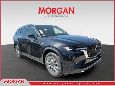2026 Mazda CX-90 3.3 Turbo Premium Plus in Black — front three-quarter view