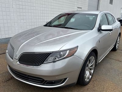 2014 Lincoln MKS Base in Ingot Silver Metallic — front three-quarter view