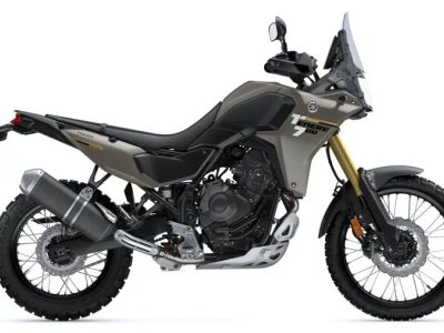 2026 Yamaha Tenere 700 in Tech Titanium — front three-quarter view