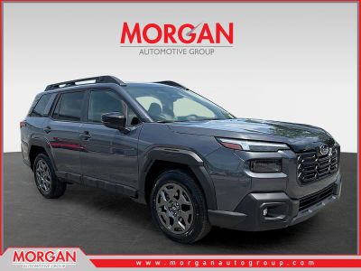 2026 Subaru Outback Premium in Magnetite Gray Metallic — front three-quarter view
