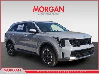 2026 Kia Sorento S in Wolf Gray — front three-quarter view