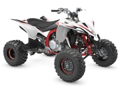 2026 Yamaha YFZ450R SE — rear three-quarter view