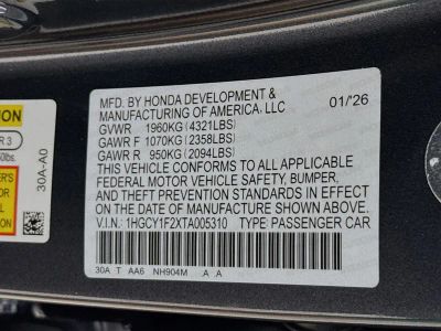 2026 Honda Accord Sedan — photo 32 view