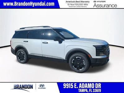 2026 Hyundai PALISADE XRT Pro in White — front three-quarter view