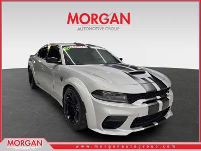 2023 Dodge Charger Scat Pack Widebody in Triple Nickel Clearcoat — front three-quarter view