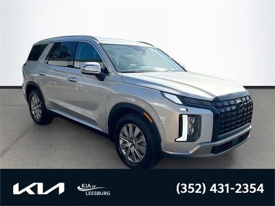 2025 Hyundai Palisade SEL in Silver — front three-quarter view