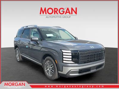 2026 Hyundai PALISADE SEL 8P in Ecotronic Gray Pearl — front three-quarter view