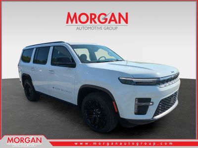 2026 Jeep Grand Wagoneer Limited in White/off-white — front three-quarter view