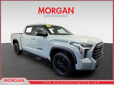 2025 Toyota Tundra SR5 in Lunar Rock — front three-quarter view