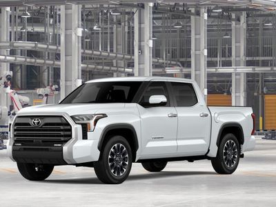 2026 Toyota Tundra Limited in Wind Chill Pearl — front three-quarter view
