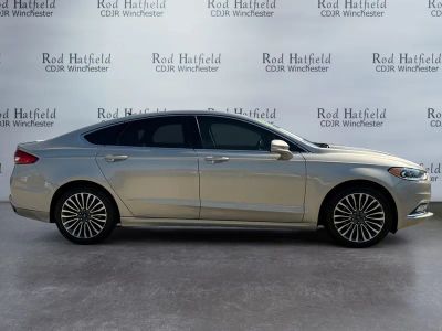 2017 Ford Fusion — rear three-quarter view