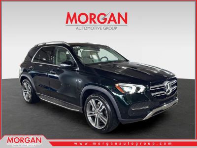 2021 Mercedes-Benz GLE 350 in Green — front three-quarter view