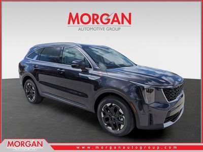 2026 Kia Sorento S in Panthera Metal — front three-quarter view