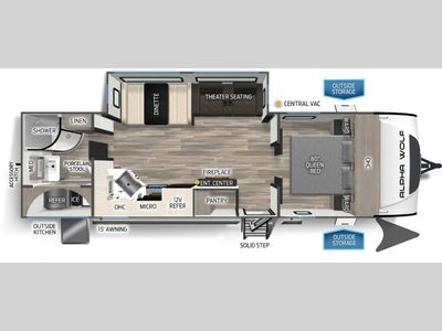 2025 Forest River RV ALPHA WOLF — photo 12 view