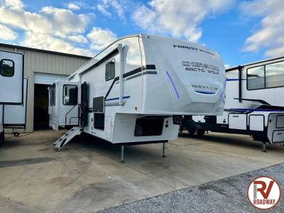 2026 Forest River RV Cherokee Arctic Wolf — rear three-quarter view