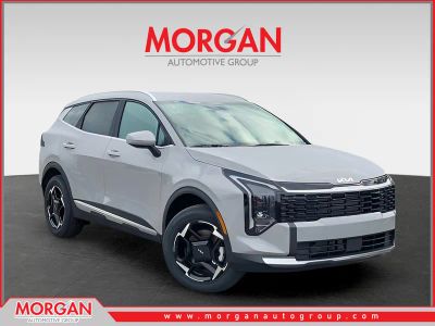 2026 Kia Sportage EX in Gray — front three-quarter view