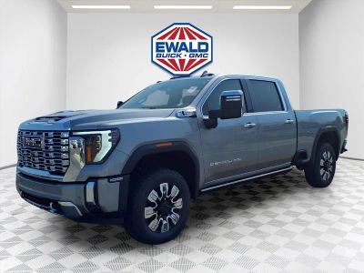 2026 GMC Sierra 2500HD Denali in Sterling Metallic — front three-quarter view