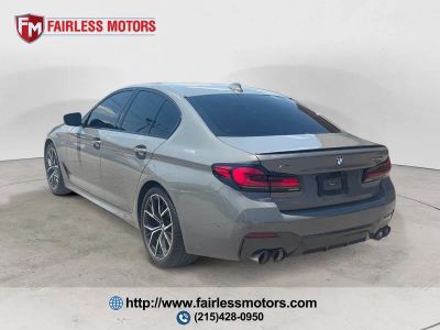 2021 BMW 5 Series — rear three-quarter view