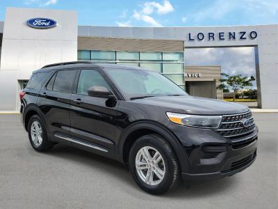 2023 Ford Explorer — rear three-quarter view