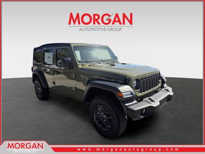 2026 Jeep Wrangler Sport S — front three-quarter view