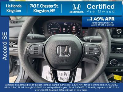 2025 Honda Accord Sedan SE CVT — photo 14 view