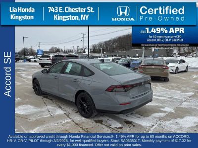 2025 Honda Accord Sedan SE CVT — photo 26 view