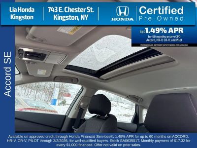 2025 Honda Accord Sedan SE CVT — photo 21 view
