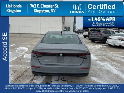2025 Honda Accord Sedan SE CVT — photo 7 view