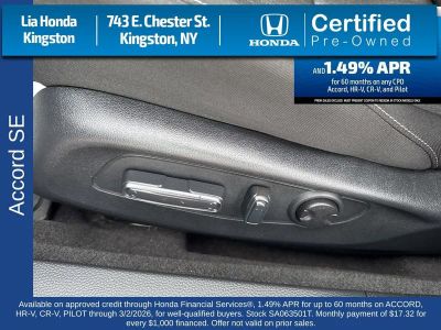 2025 Honda Accord Sedan SE CVT — photo 12 view