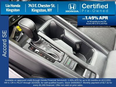 2025 Honda Accord Sedan SE CVT — photo 19 view