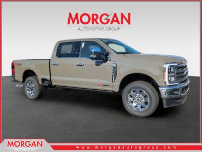 2026 Ford F-350SD King Ranch in Gray — front three-quarter view