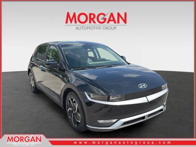 2023 Hyundai IONIQ 5 SEL in Abyss Black — front three-quarter view