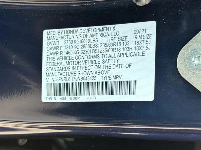 2022 Honda Odyssey — photo 44 view