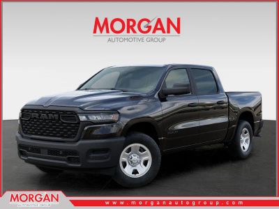 2026 Ram 1500 Tradesman in Black — front three-quarter view