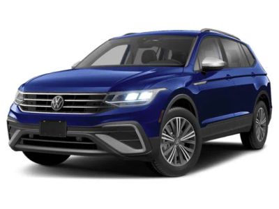 2024 Volkswagen Tiguan SE in White — front three-quarter view