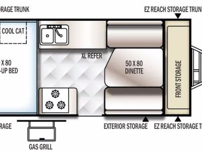 2017 Forest River RV Rockwood Hard Side High Wall Series — side profile view