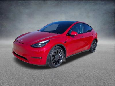 2021 Tesla Model Y — side profile view