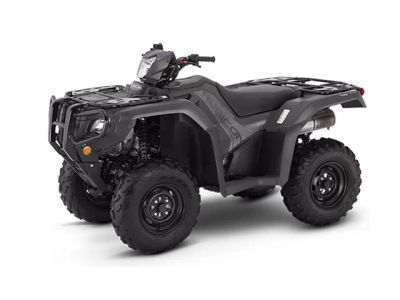 2025 Honda® FourTrax Foreman Rubicon 4x4 EPS Matte Gray Metallic — front three-quarter view