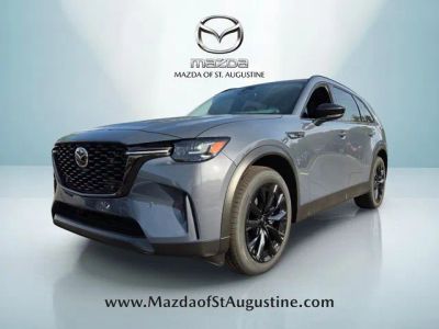 2026 Mazda CX-90 3.3 Turbo Premium in Gray — front three-quarter view
