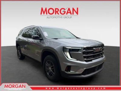 2025 GMC Acadia Elevation in Silver — front three-quarter view