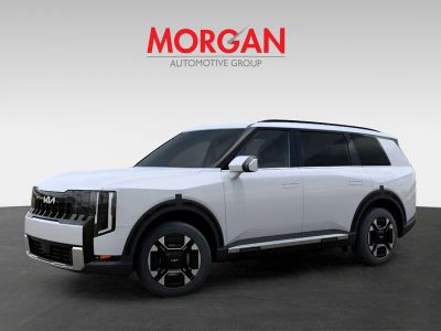 2027 Kia Telluride Hybrid — rear three-quarter view