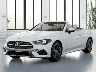 2026 Mercedes-Benz CLE 300 in Polar White — front three-quarter view