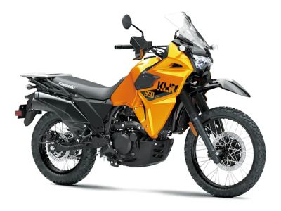 2026 Kawasaki KLR®650 S ABS — front three-quarter view