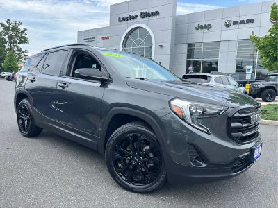 2021 GMC Terrain — rear three-quarter view