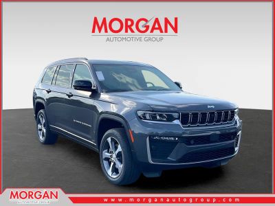 2026 Jeep Grand Cherokee L Limited in Gray — front three-quarter view