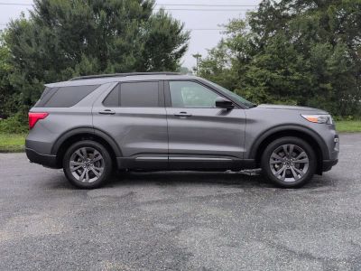 2022 Ford Explorer — rear three-quarter view